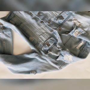 Distressed Denim Jacket